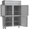 Beverage-Air Refrigerator, Reach In, Top Mount, Two Section, (4) Half Solid Doors HR2HC-1HS - alternate 2